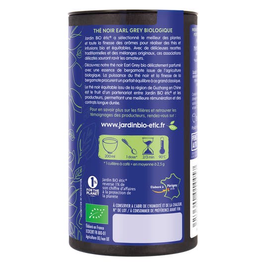 Eau Thermale Jonzac Thé Vert Vrac Feuilles Entières Earl Grey - Bio