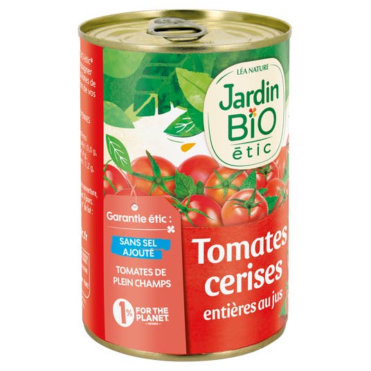 Eau Thermale Jonzac Tomates Cerises Entières Au Jus - Bio