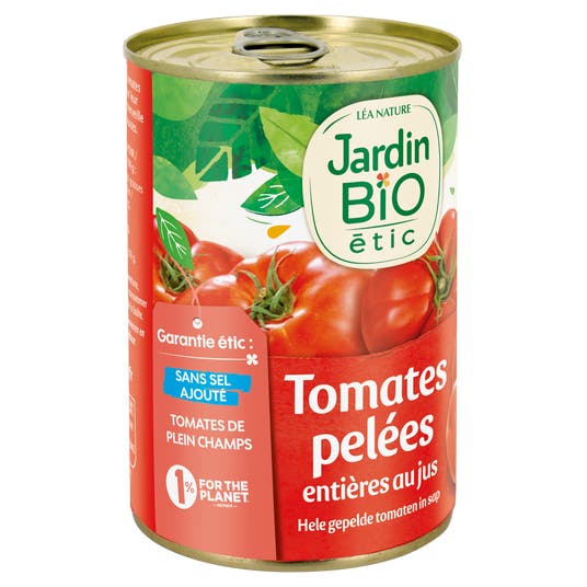 Eau Thermale Jonzac Tomates Entières Pelées Au Jus Bio Format Classique