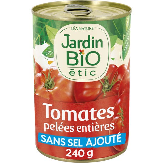 eau thermale jonzac Tomates entières pelées au jus bio format classique