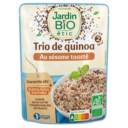 eau thermale jonzac Trio de quinoa au sésame toasté - bio
