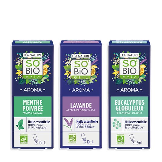 eau thermale jonzac Trio huiles essentielles - Les indispensables