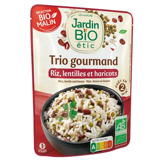 Eau Thermale Jonzac Trio Riz Lentilles Haricots - Bio