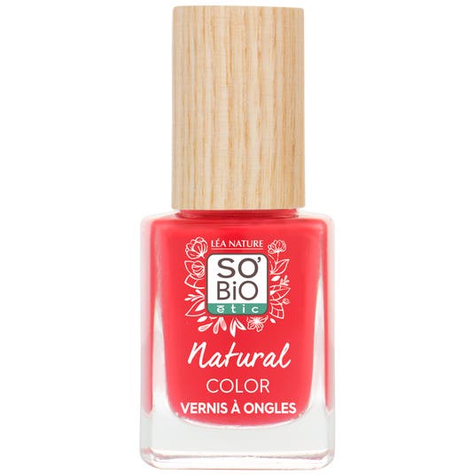 eau thermale jonzac Vernis à ongles Natural Color - 25 Rouge coquelicot