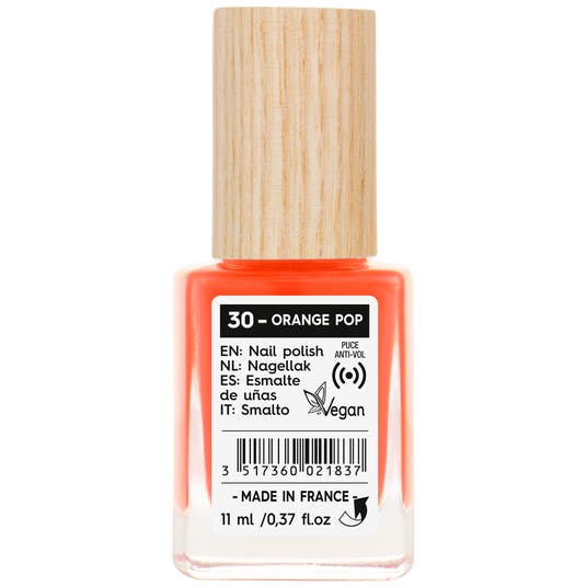 Eau Thermale Jonzac Vernis à Ongles Natural Color - 30 Orange Pop