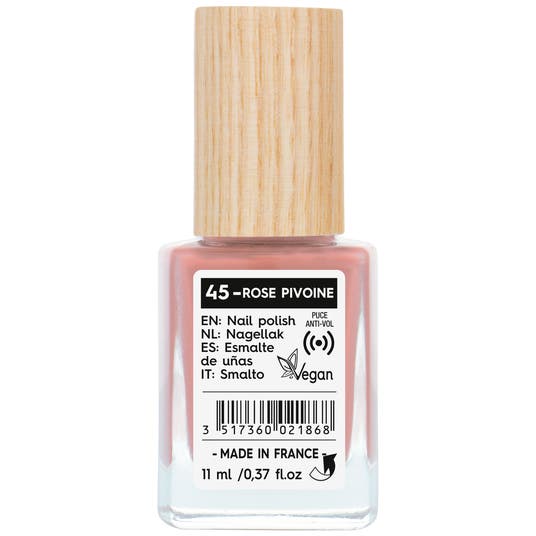 Eau Thermale Jonzac Vernis à Ongles Natural Color - 45 Rose Pivoine