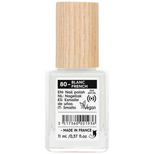 Eau Thermale Jonzac Vernis à Ongles Natural Color - 80 Blanc French