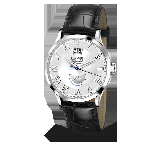 eberhard & co EXTRA-FORT GRANDE DATE RÉSERVE DE MARCHE ÉDITION BLEUET