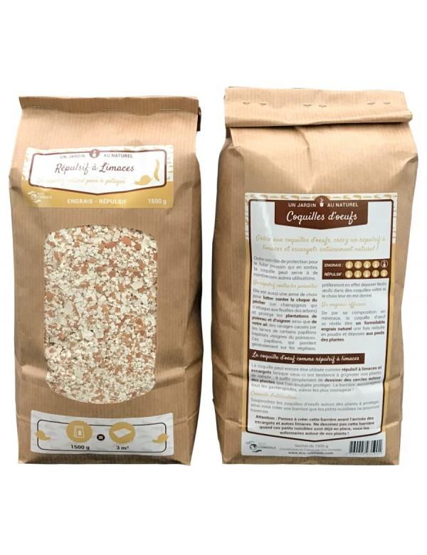 Eco Conseils Coquilles D'œufs - Répulsif Limaces Naturel