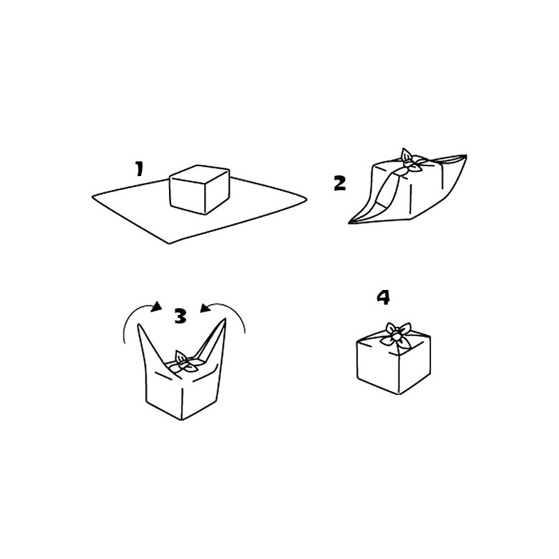 eco conseils Emballage cadeau Furoshiki