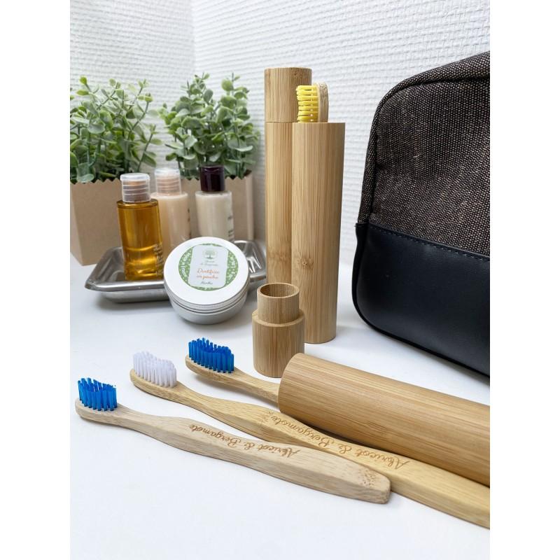 eco conseils Etui Brosse à dents en bambou