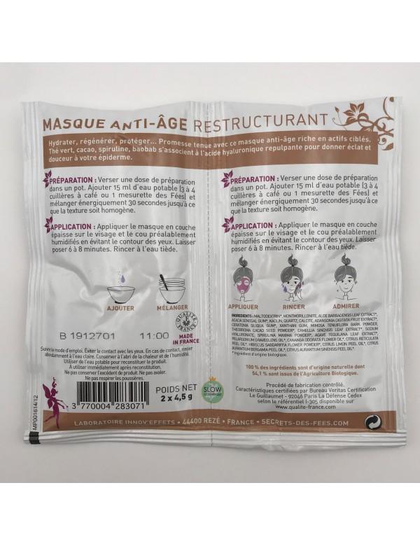 Eco Conseils Masque Anti-âge Restructurant Secrets Des Fées