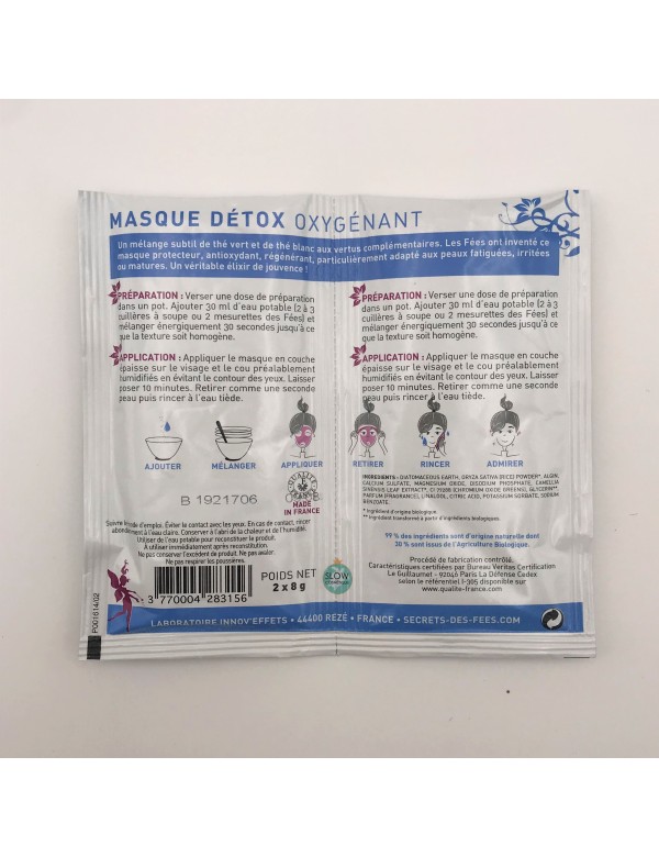 Eco Conseils Masque Détox Oxygénant Secrets Des Fées