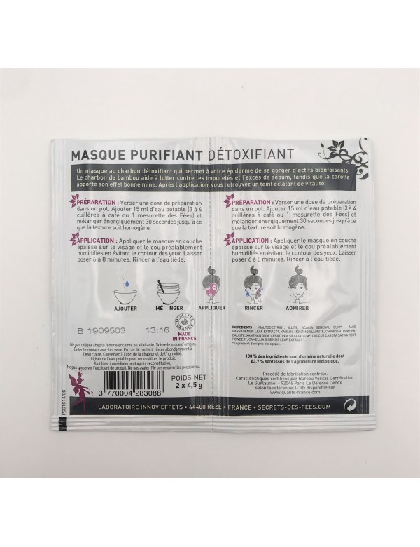 Eco Conseils Masque Purifiant Détoxifiant Secrets Des Fées