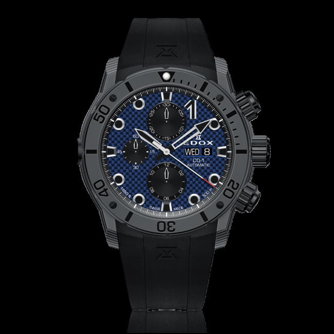 edox CO-1 Carbon Chronograph Automatic