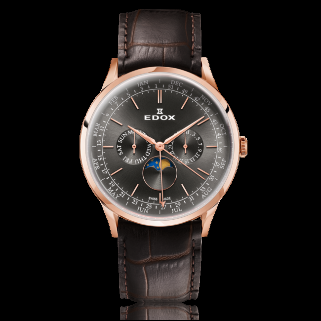 edox Les Vauberts Annual Calendar