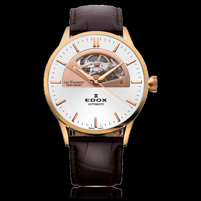 edox Les Vauberts Open Heart Automatic