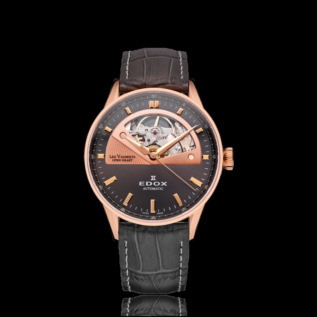 edox Les Vauberts Open Heart Automatic