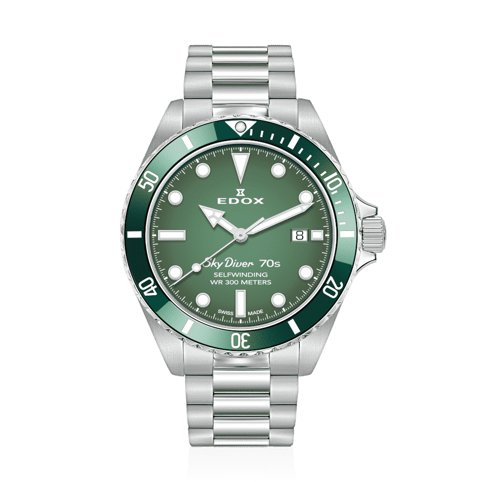 edox SkyDiver 70s Date Automatic