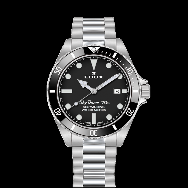 edox SkyDiver 70s Date Automatic