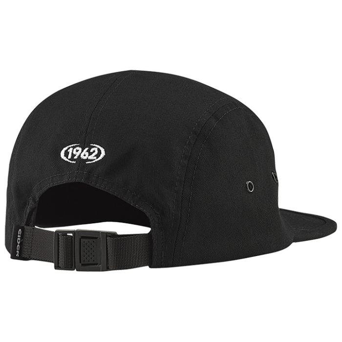 Eider 5 Panel Cap Black