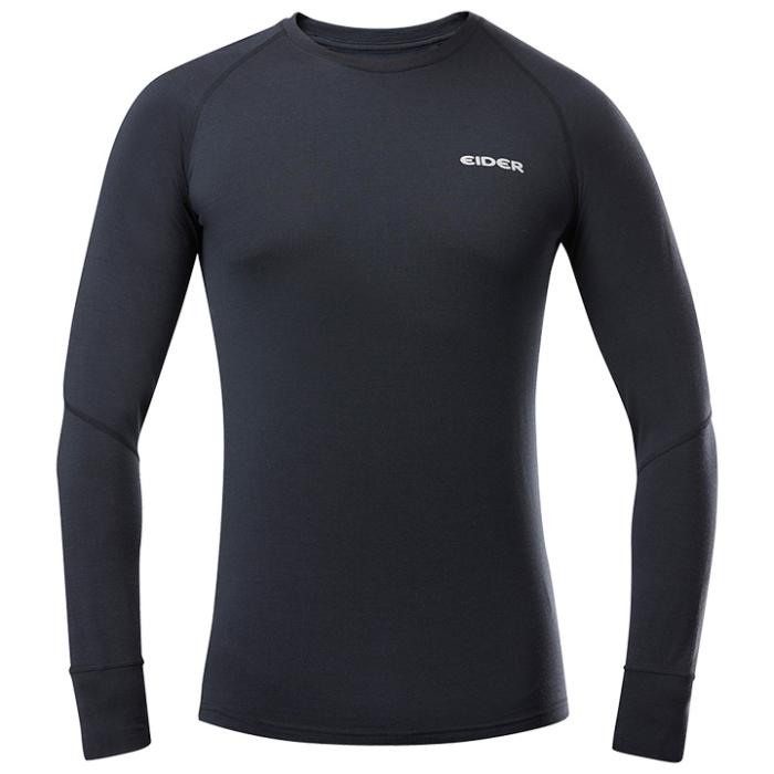 eider M Cascade Merino Crew Neck Black