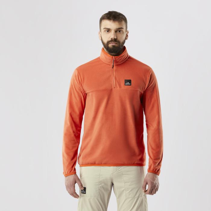 Eider M Peclet Polartec Fleece Light 1/4 Zip Khaki