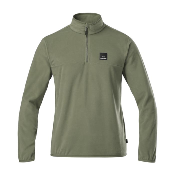 eider M Peclet Polartec Fleece Light 1/4 Zip Khaki