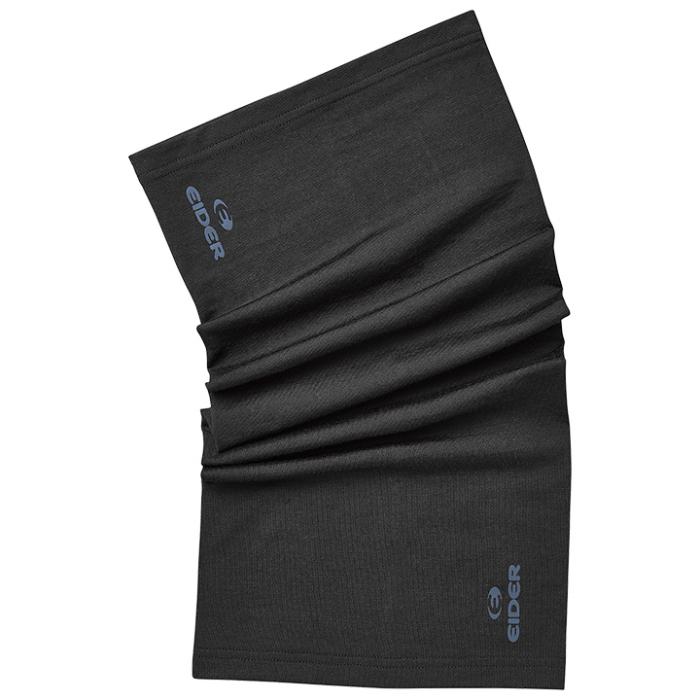 eider Merino Wool Neckwarmer Black