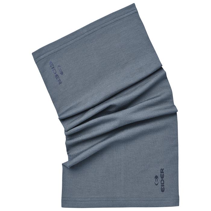 eider Merino Wool Neckwarmer Storm Blue