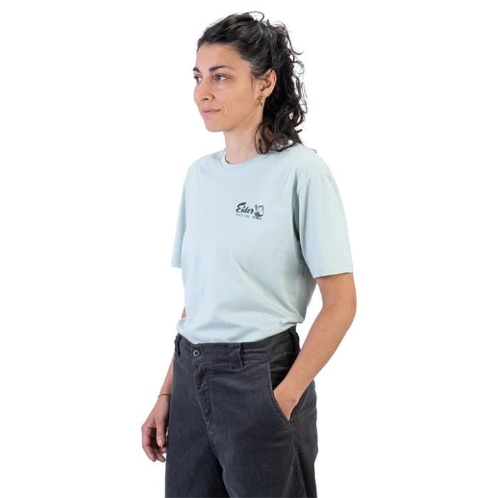 Eider Vintage Chest Logo Cotton Tee Aqua Green
