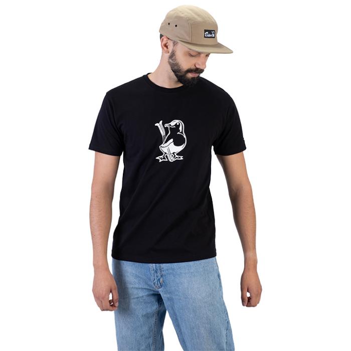 Eider Vintage Duck Cotton Tee Black