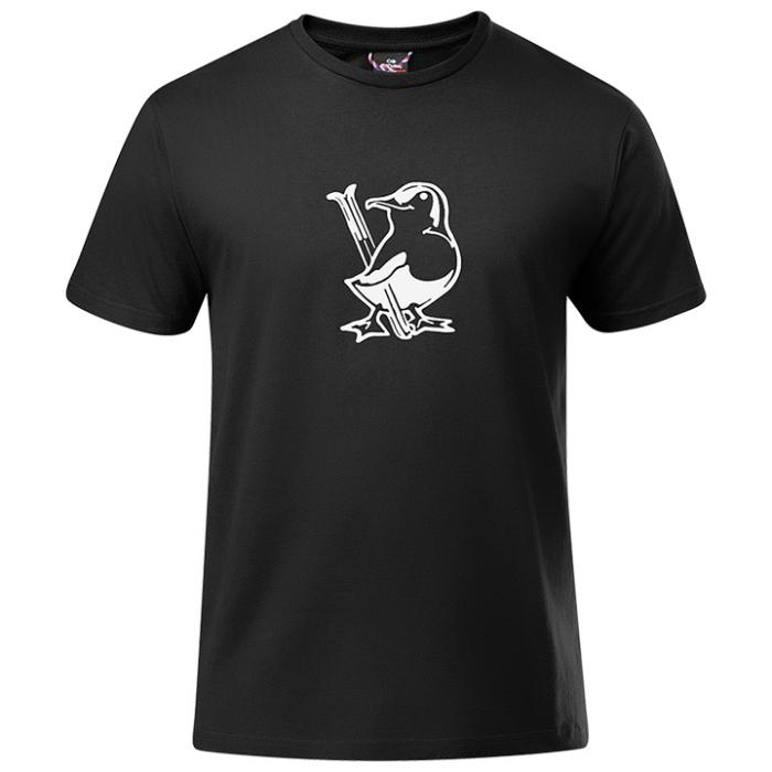 eider Vintage Duck Cotton Tee Black