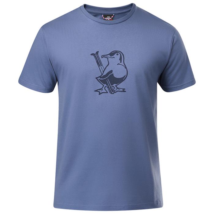 eider Vintage Duck Cotton Tee Storm Blue