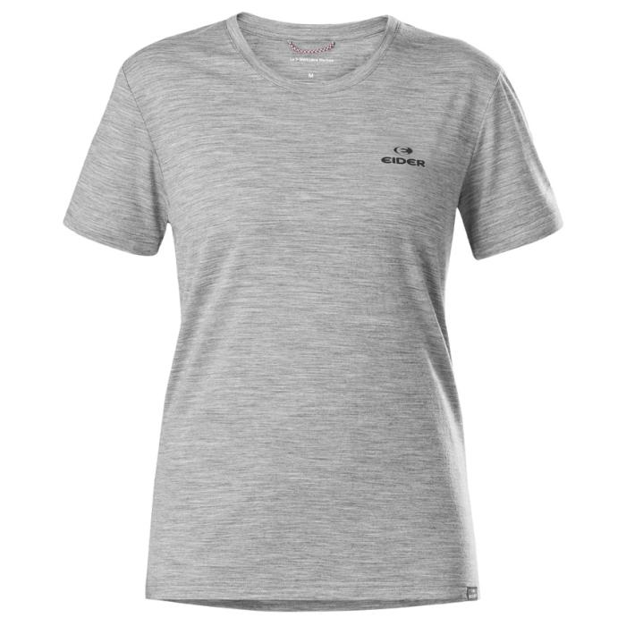 eider W Merino Path Tech Tee Heather Grey