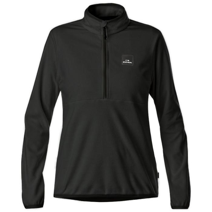eider W Peclet Polartec Fleece Light 1/4 Zip Black