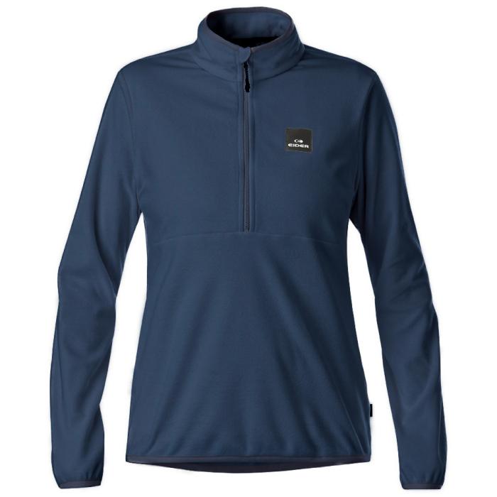 eider W Peclet Polartec Fleece Light 1/4 Zip Navy