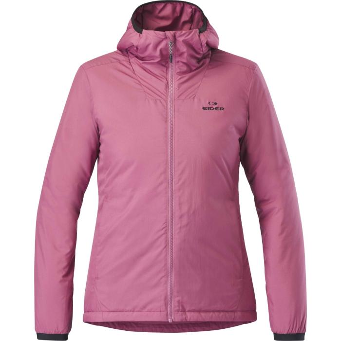 eider W Roc Primaloft Hood Jkt Deco Mauve