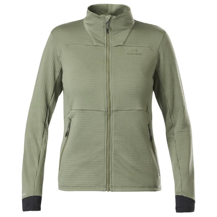 eider W Thorens Polartec Powergrid Fleece Khaki