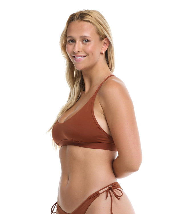 Eidon Alexa D DD E & F Cup Top - MOCHA