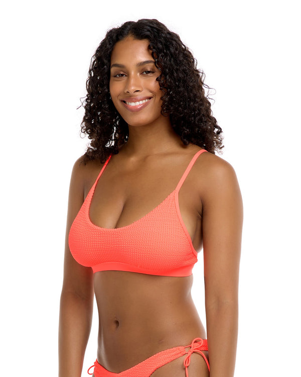 Eidon Alexa D DD E & F Cup Top - SORBET (Sour Peach)