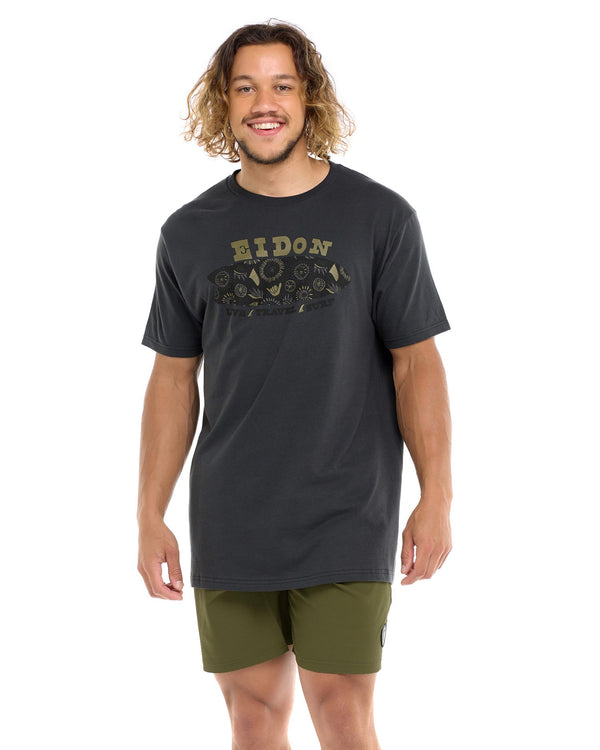 eidon Finneus Fish Shirt - BLACK
