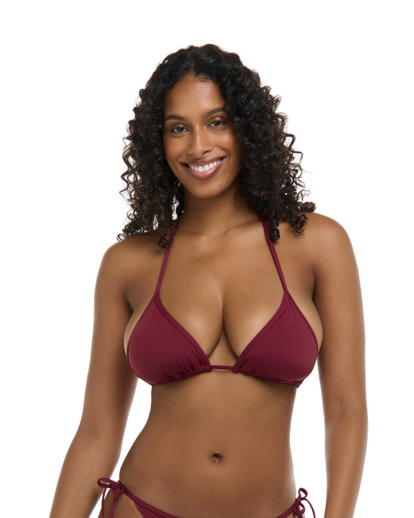 eidon Kali Slider D Cup Top - MULBERRY