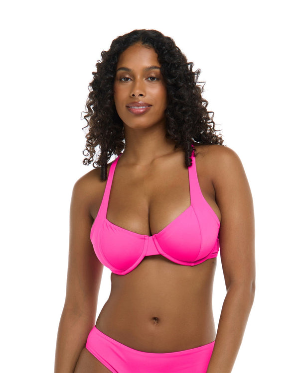 eidon Maya D DD E & F Cup Top - DRAGONFRUIT