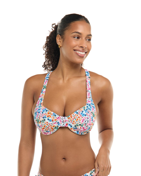 eidon Maya D DD E & F Cup Top - FLORALSCAPE