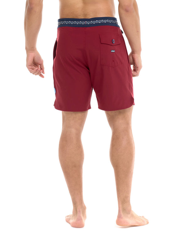 Eidon Mix Tape Short - CRANBERRY