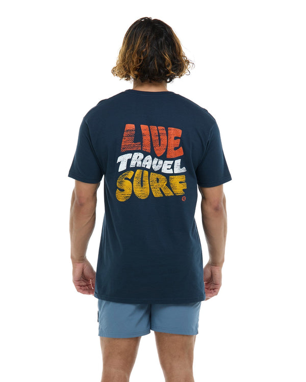 Eidon Trippy T-Shirt - NAVY