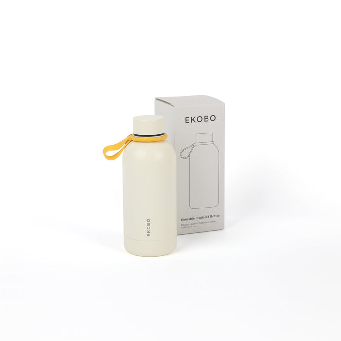 Ekobo Bouteille Isotherme Réutilisable 350 Ml - Ivory