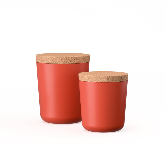 Ekobo Duo De Bocaux De Rangement XL Et XXL - Persimmon