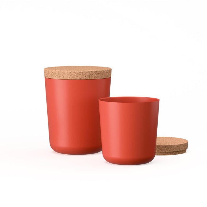 ekobo Duo de Bocaux de rangement XL et XXL - Persimmon